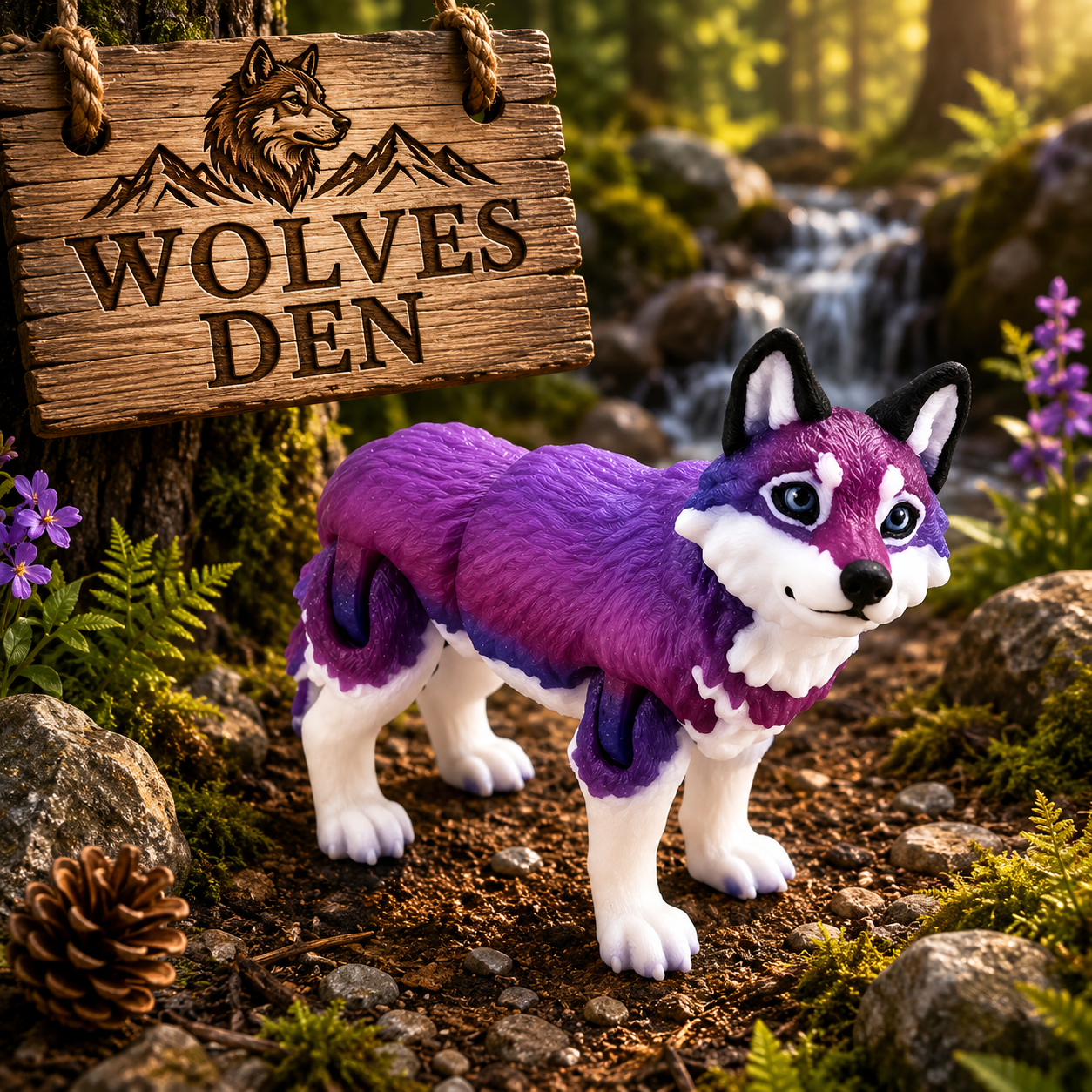 Prospect 3D - Wolves Den - Realistic Wolf -Beautiful Home Decor