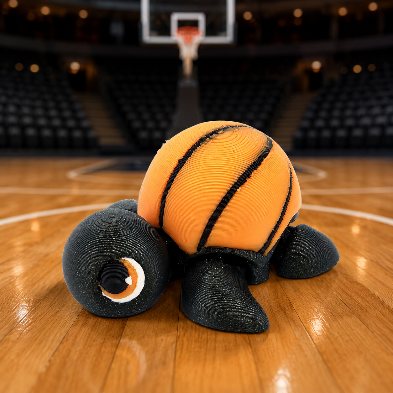 Prospect 3D - Sports Theme Mini Sea Turtle – 3D Printed – Baseball, Basketball, Soccer, Hockey - Sea Turtle Island Collection