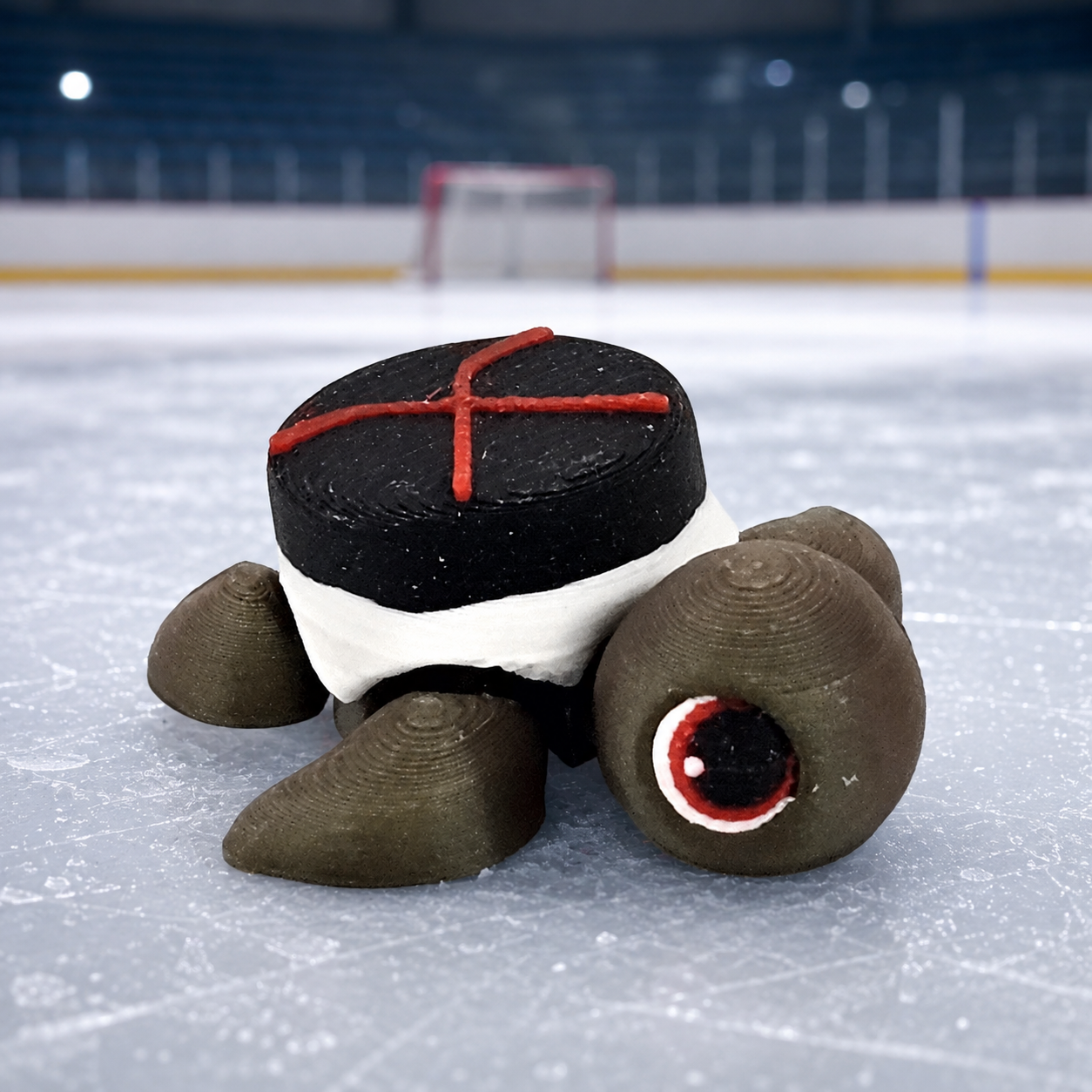 Prospect 3D - Sports Theme Mini Sea Turtle – 3D Printed – Baseball, Basketball, Soccer, Hockey - Sea Turtle Island Collection