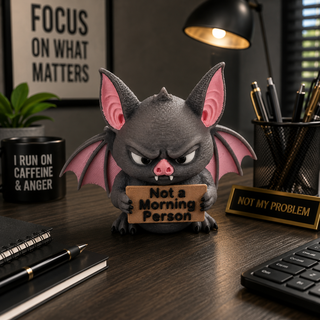 Prospect 3D - 3D Printed “Small Animals With Attitude” – Quirky Miniature Creatures for Desk, Shelf or Gifts