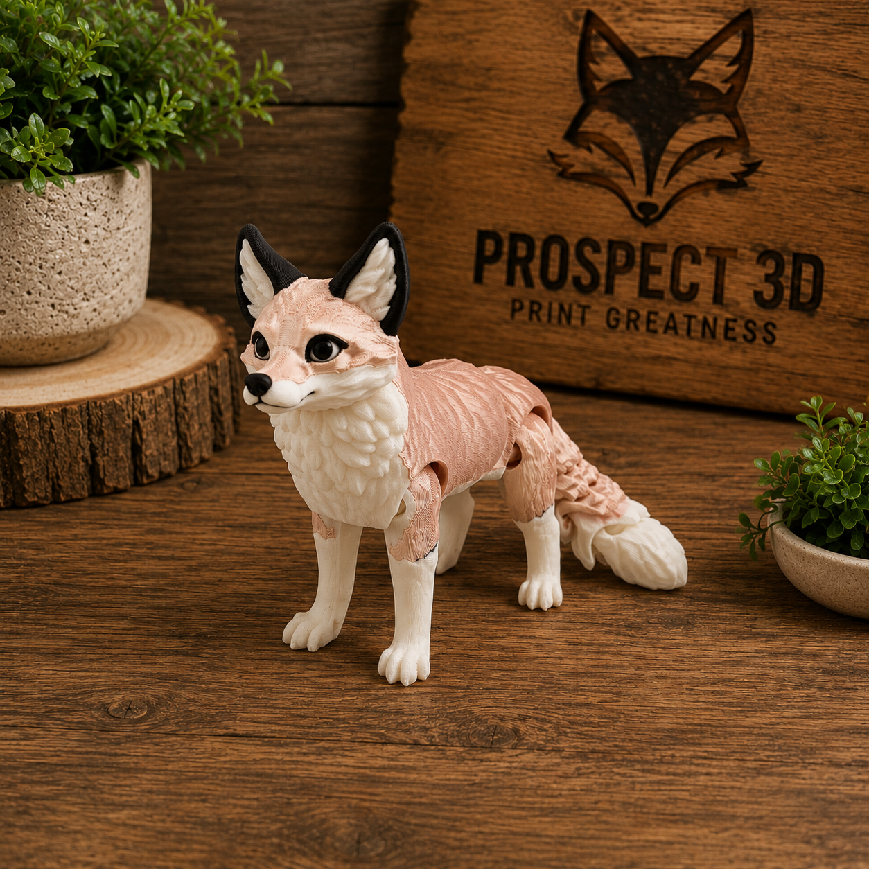 Prospect 3D - Wolves Den - Realistic Fox - Beautiful Home Décor
