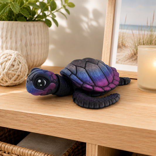 Prospect 3D -3D Printed Jumbo Sea Turtle – Coastal Ocean Decor | 9.5" x 10.5"