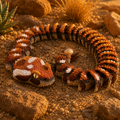 Prospect 3D - 3D Printed Realistic Snakes – 24"–30" Poseable Reptile Models (King Cobra, Copperhead, Horned Viper, Gaboon Viper &amp; More)