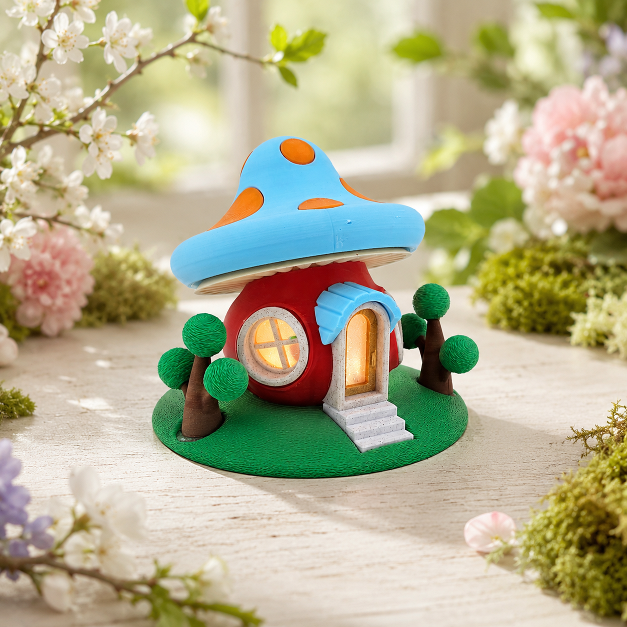 Prospect 3D - 3D Printed Spring Fairy Houses – 3 - 5 Inches Tall