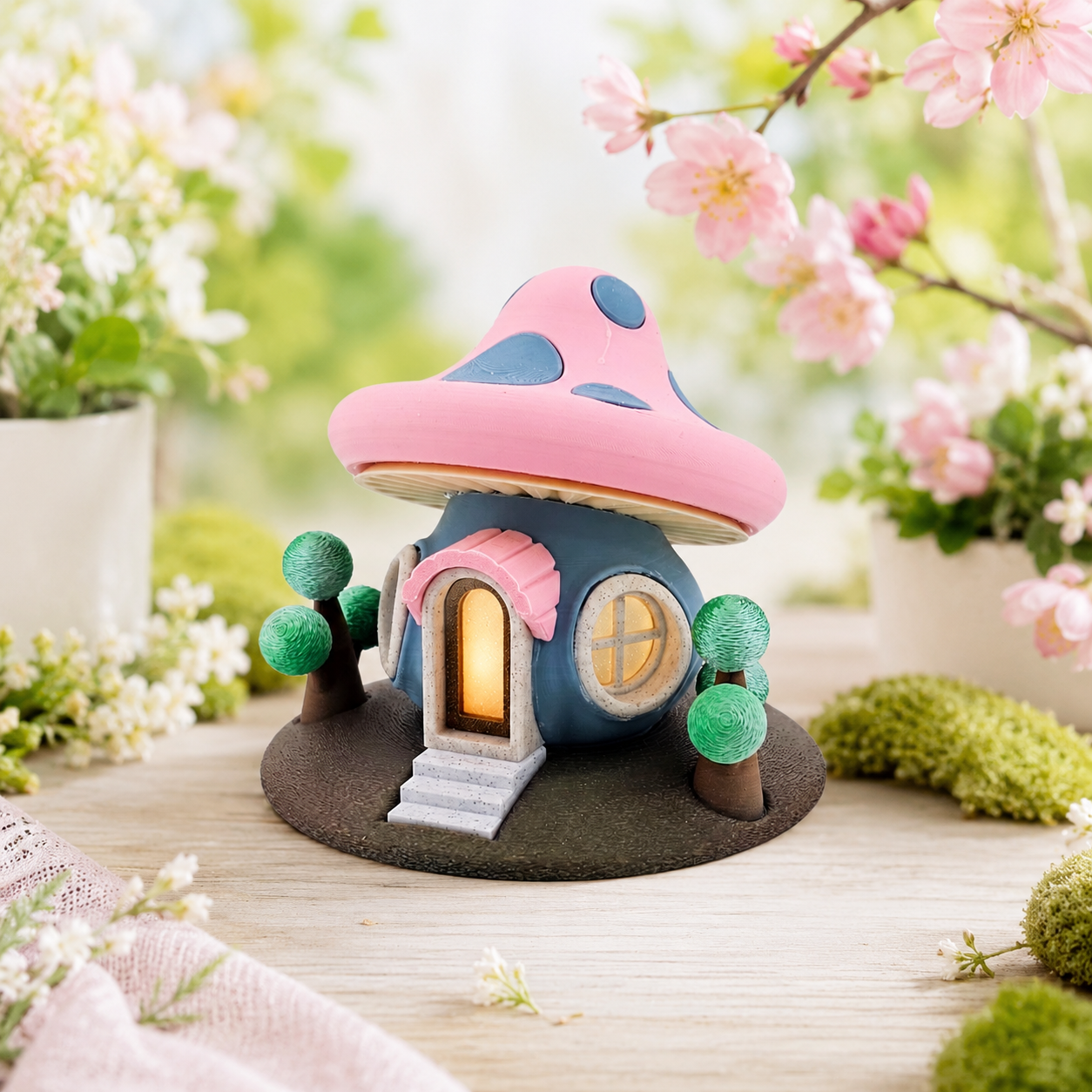 Prospect 3D - 3D Printed Spring Fairy Houses – 3 - 5 Inches Tall