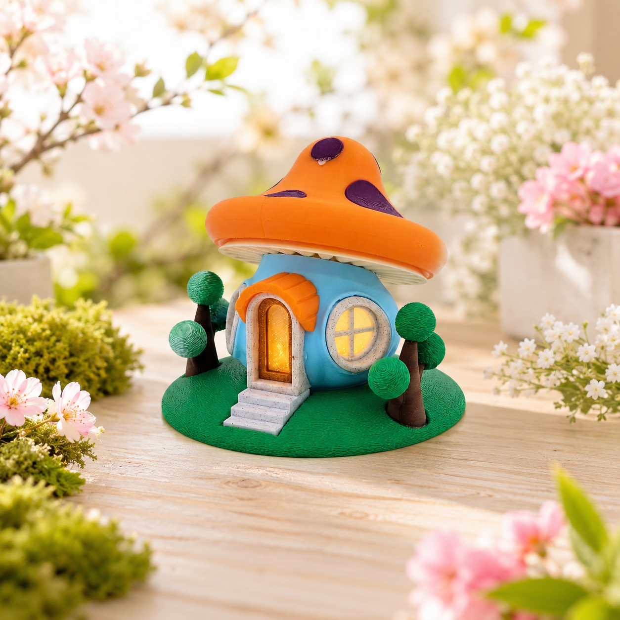 Prospect 3D - 3D Printed Spring Fairy Houses – 3 - 5 Inches Tall