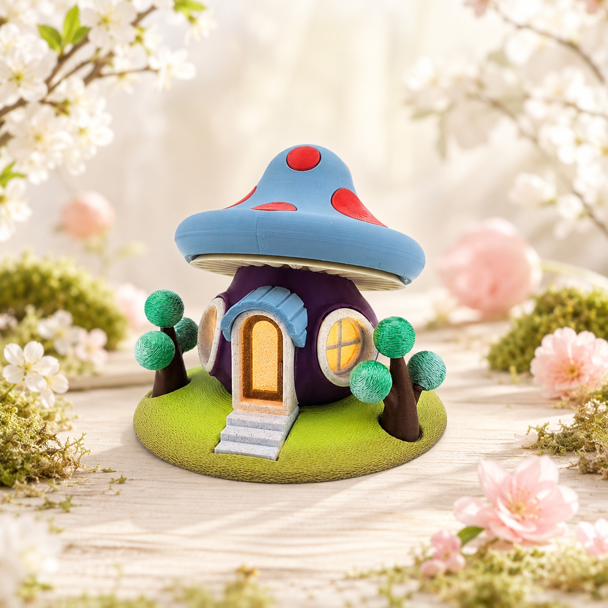 Prospect 3D - 3D Printed Spring Fairy Houses – 3 - 5 Inches Tall