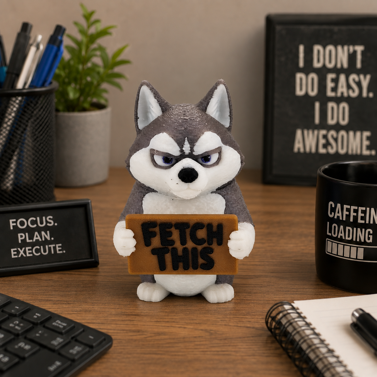 Prospect 3D - 3D Printed “Small Animals With Attitude” – Quirky Miniature Creatures for Desk, Shelf or Gifts