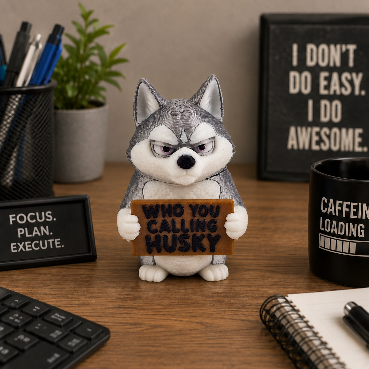 Prospect 3D - 3D Printed “Small Animals With Attitude” – Quirky Miniature Creatures for Desk, Shelf or Gifts