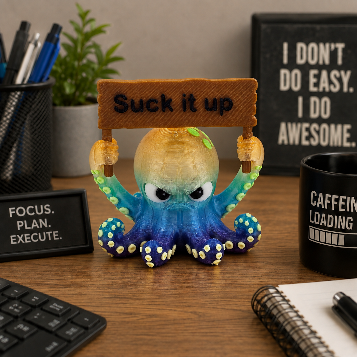 Prospect 3D - 3D Printed “Small Animals With Attitude” – Quirky Miniature Creatures for Desk, Shelf or Gifts