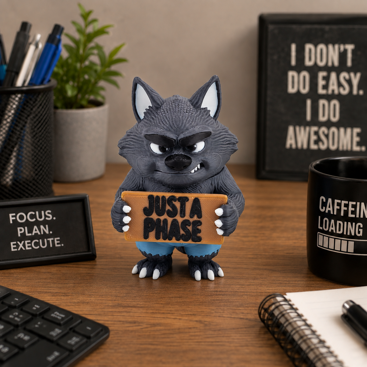 Prospect 3D - 3D Printed “Small Animals With Attitude” – Quirky Miniature Creatures for Desk, Shelf or Gifts