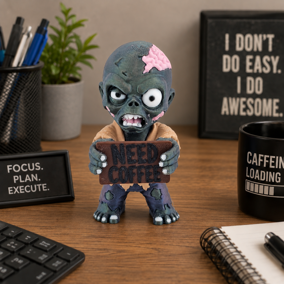 Prospect 3D - 3D Printed “Small Animals With Attitude” – Quirky Miniature Creatures for Desk, Shelf or Gifts