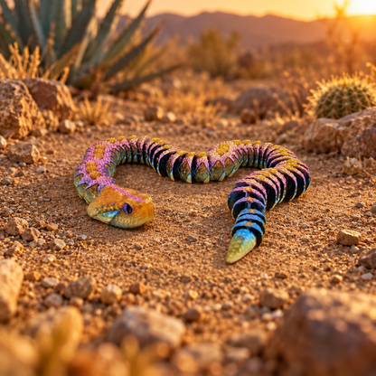 Prospect 3D - 3D Printed Realistic Snakes – 24"–30" Poseable Reptile Models (King Cobra, Copperhead, Horned Viper, Gaboon Viper &amp; More)