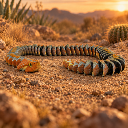 Prospect 3D - 3D Printed Realistic Snakes – 24"–30" Poseable Reptile Models (King Cobra, Copperhead, Horned Viper, Gaboon Viper &amp; More)