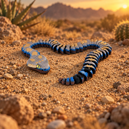 Prospect 3D - 3D Printed Realistic Snakes – 24"–30" Poseable Reptile Models (King Cobra, Copperhead, Horned Viper, Gaboon Viper &amp; More)