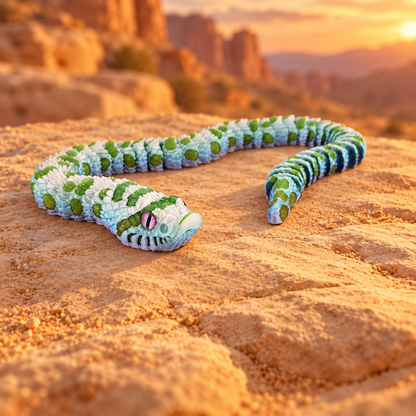 Prospect 3D - 3D Printed Realistic Snakes – 24"–30" Poseable Reptile Models (King Cobra, Copperhead, Horned Viper, Gaboon Viper &amp; More)