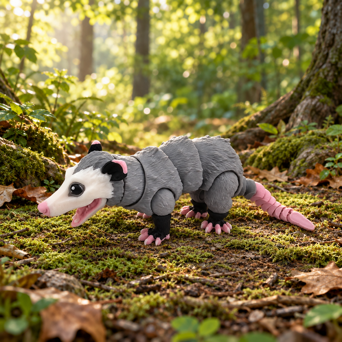 3D Printed Opossum | 10.5″ Long
