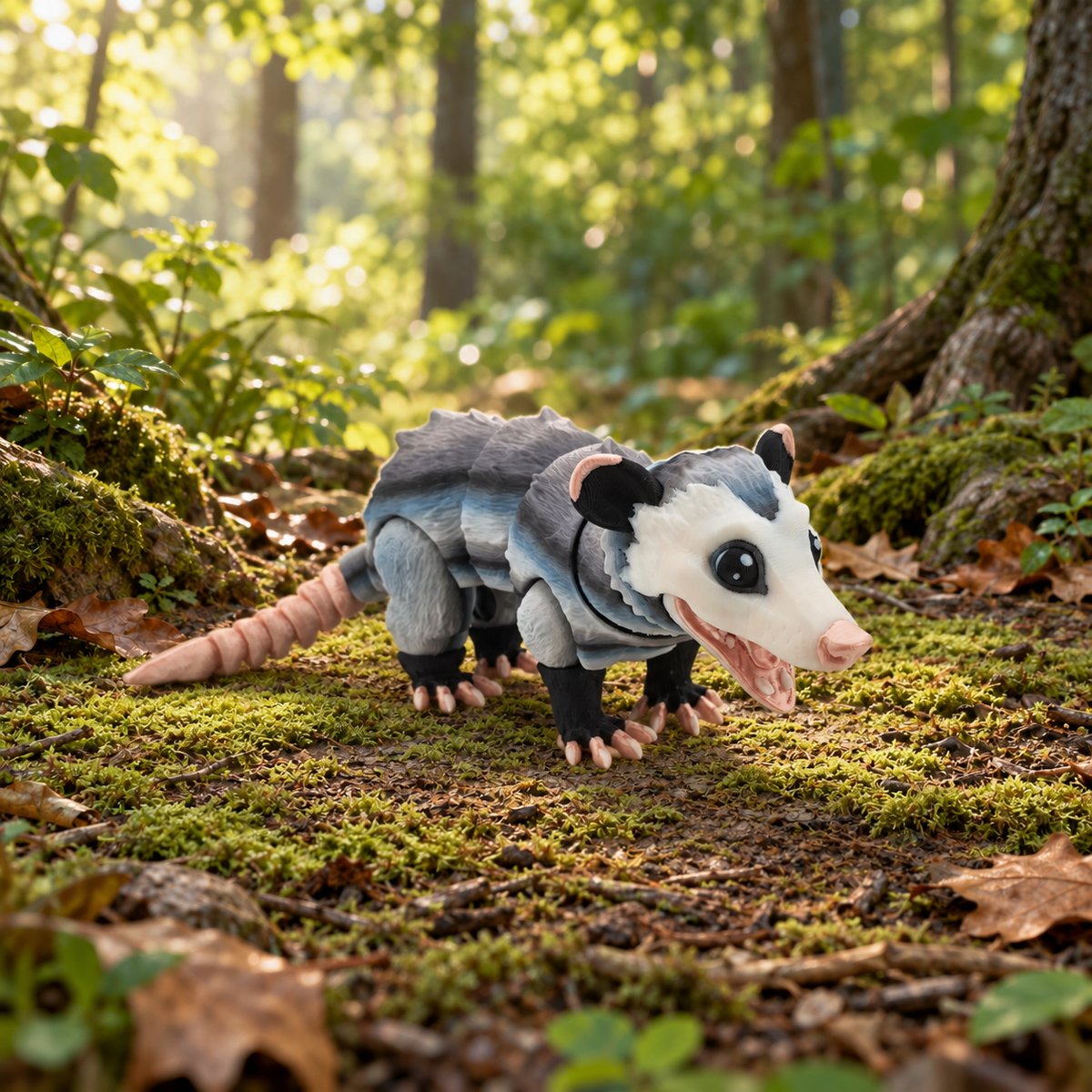 3D Printed Opossum | 10.5″ Long