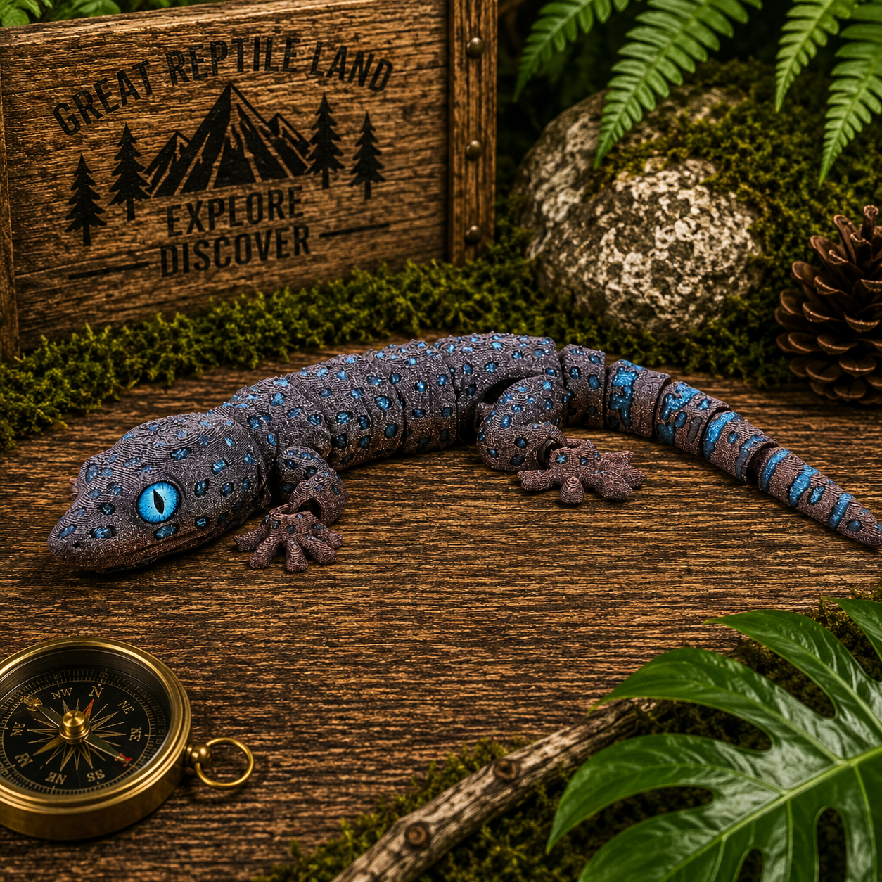 Prospect 3D - 3D Printed Lizard Babies – Adorable Bearded Dragons, Horned Lizards & More (5" Wide, 6–8" Long)