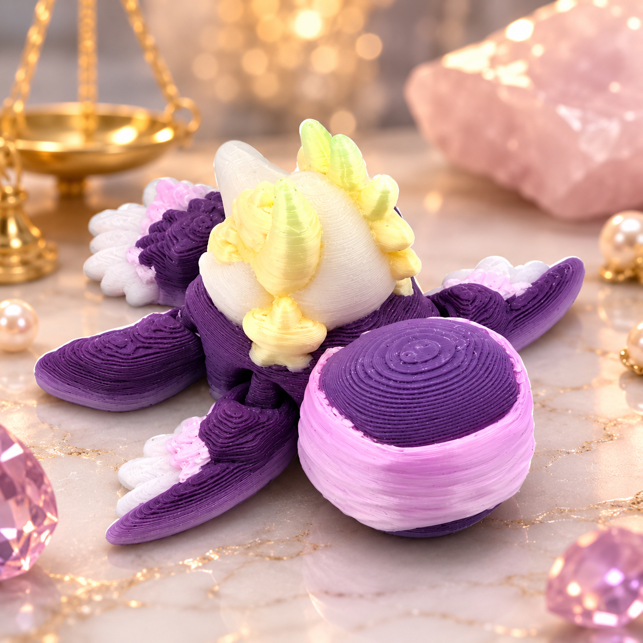 Prospect 3D - Zodiac Mini Sea Turtle – 3D Printed Figurine - Sea Turtle Island Collection