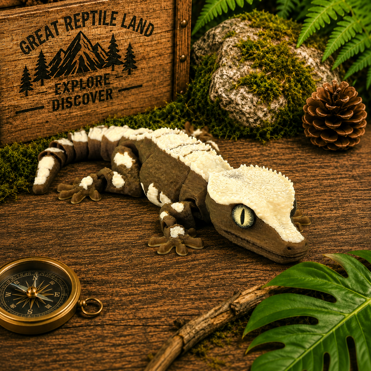 Prospect 3D - 3D Printed Lizard Babies – Adorable Bearded Dragons, Horned Lizards & More (5" Wide, 6–8" Long)