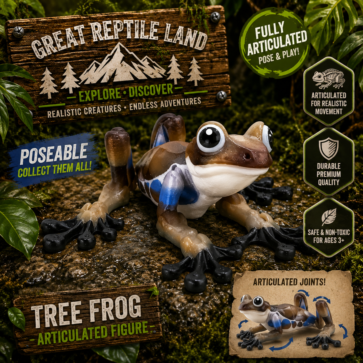 Prospect 3D - 3D Printed Frogs – Great Reptile Land Collection