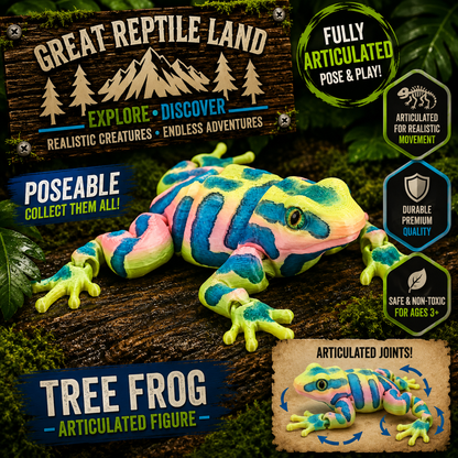 Prospect 3D - 3D Printed Frogs – Great Reptile Land Collection