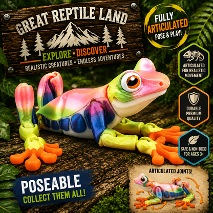 Prospect 3D - 3D Printed Frogs – Great Reptile Land Collection