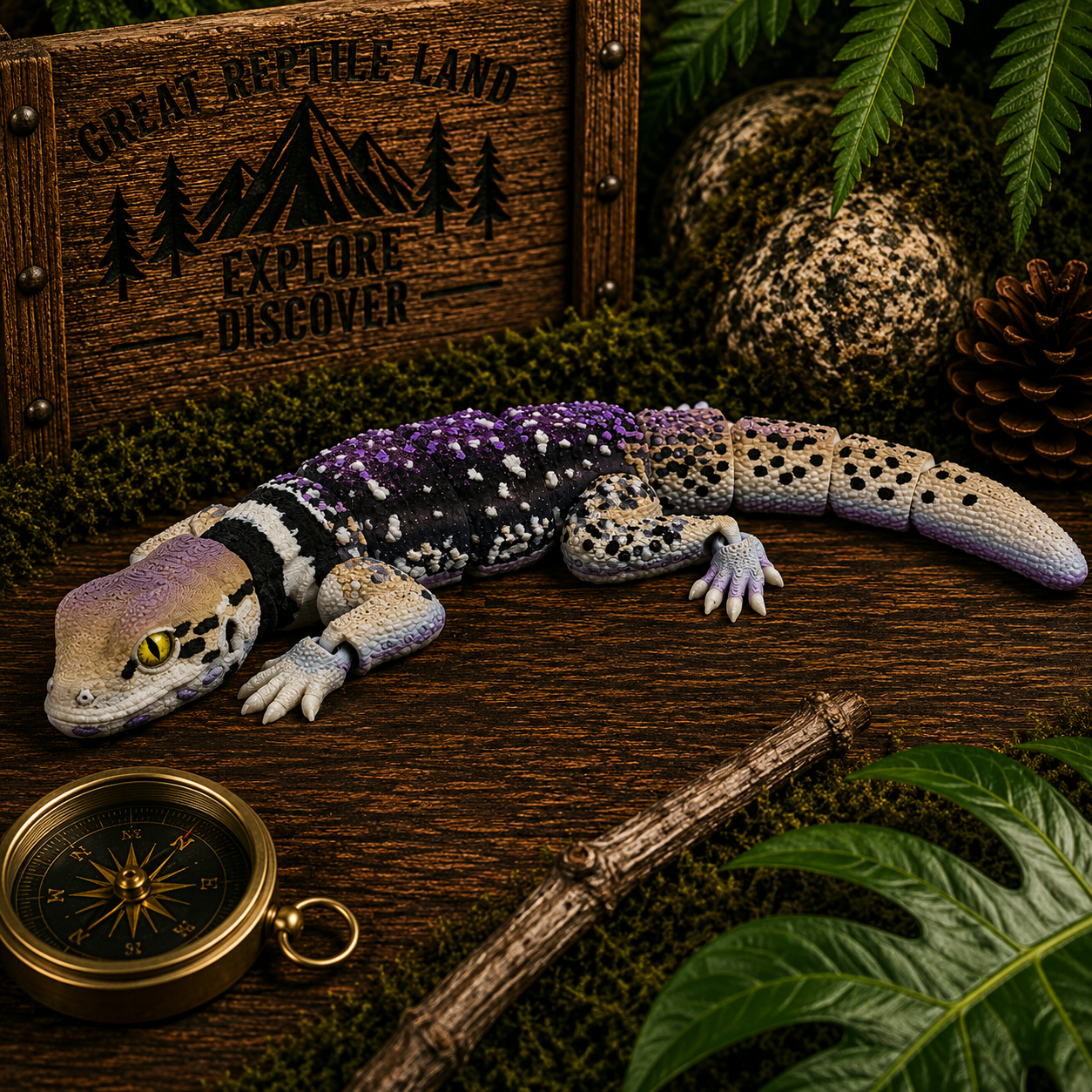 Prospect 3D - 3D Printed Lizard Babies – Adorable Bearded Dragons, Horned Lizards & More (5" Wide, 6–8" Long)